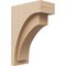 Ekena Millwork 5"W x 10"D x 15"H Classic Rivera Rough Cedar Woodgrain TimberThane Corbel, Primed Tan CORUR05X10X15RIVRCPR - alternate 1